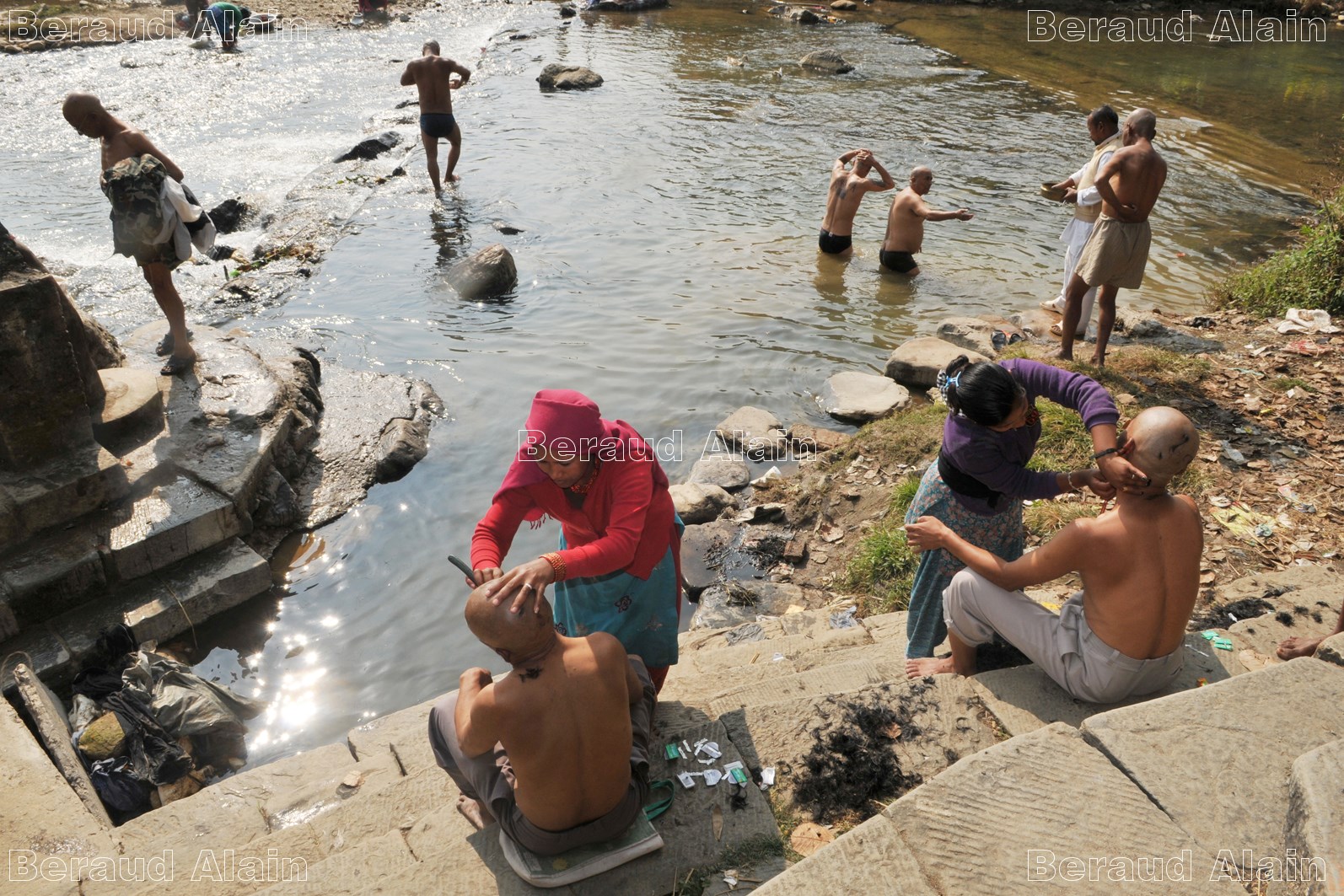 Népal Panauti Rituels de deuil
